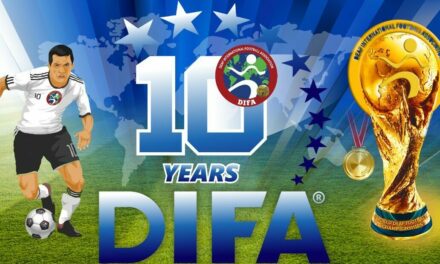 ANNIVERSARY OF DEAF INTERNATIONAL FOOTBALL ASSOCIATION