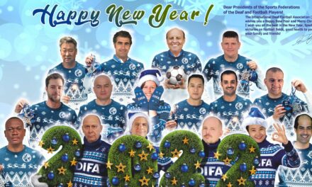 Happy NEW YEAR from DEAF INTERNATIONAL FOOTBALL ASSOCIATION!