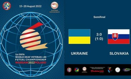 1- Semi-final Ukraine – Slovakia. Account 3-0 in favor of Ukraine